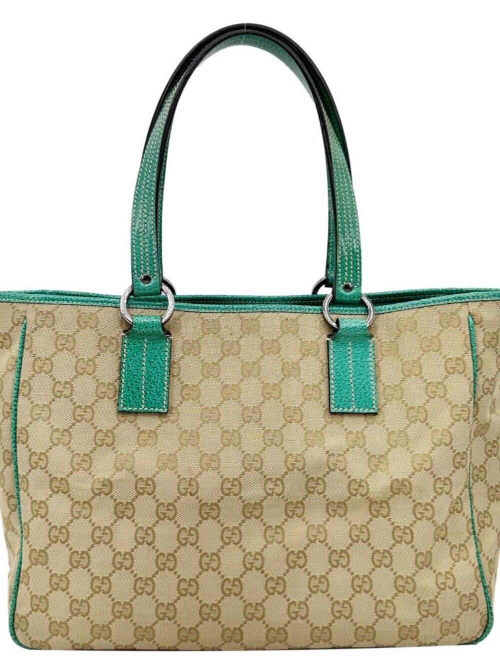 Gucci  GG Canvas Tote Bag Beige 113017